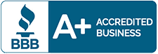A+ BBB accredited business badge