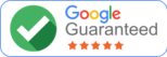 Google Guaranteed 5 stars badge